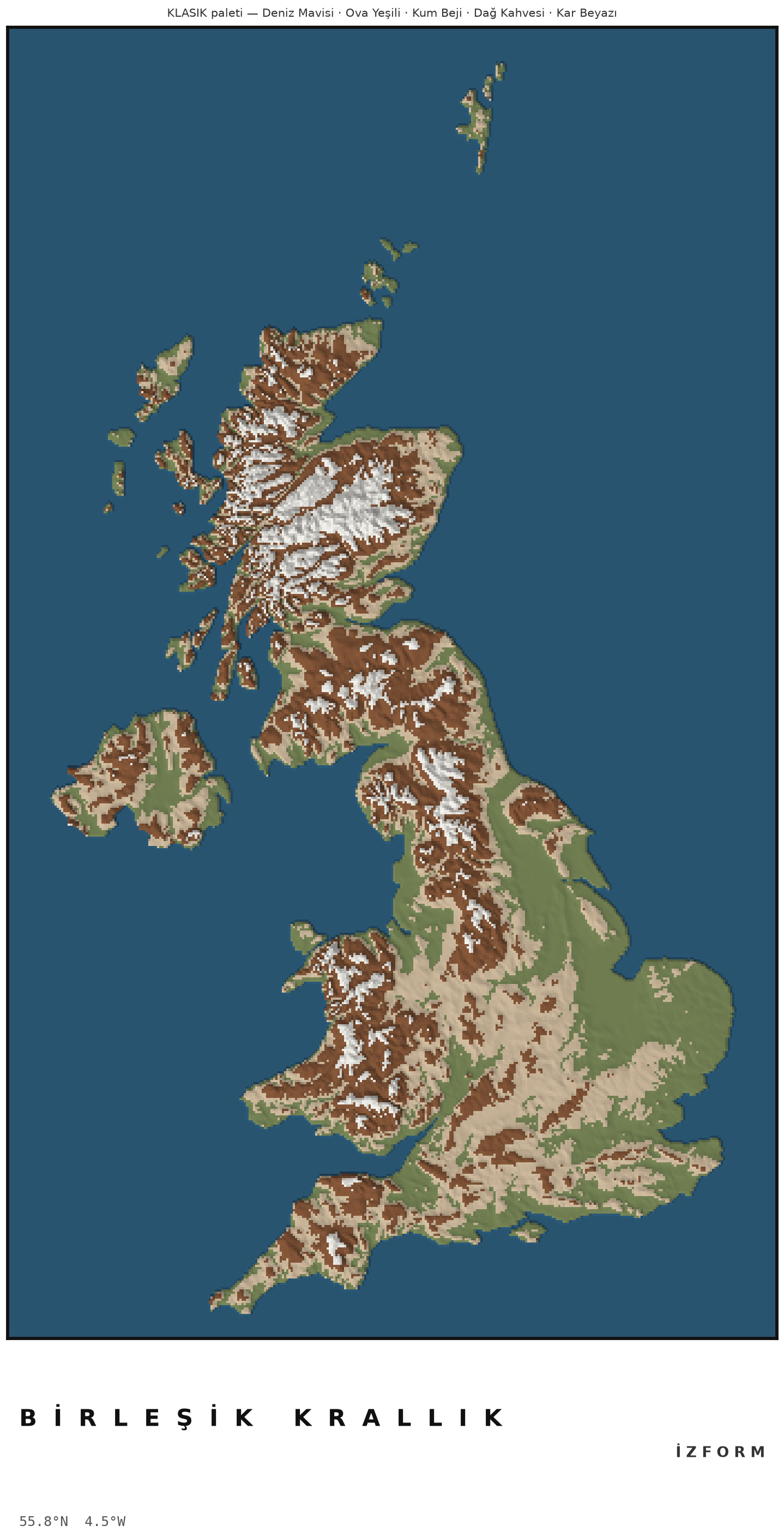 United Kingdom / Silhouette Puzzle (3x4), engine render preview