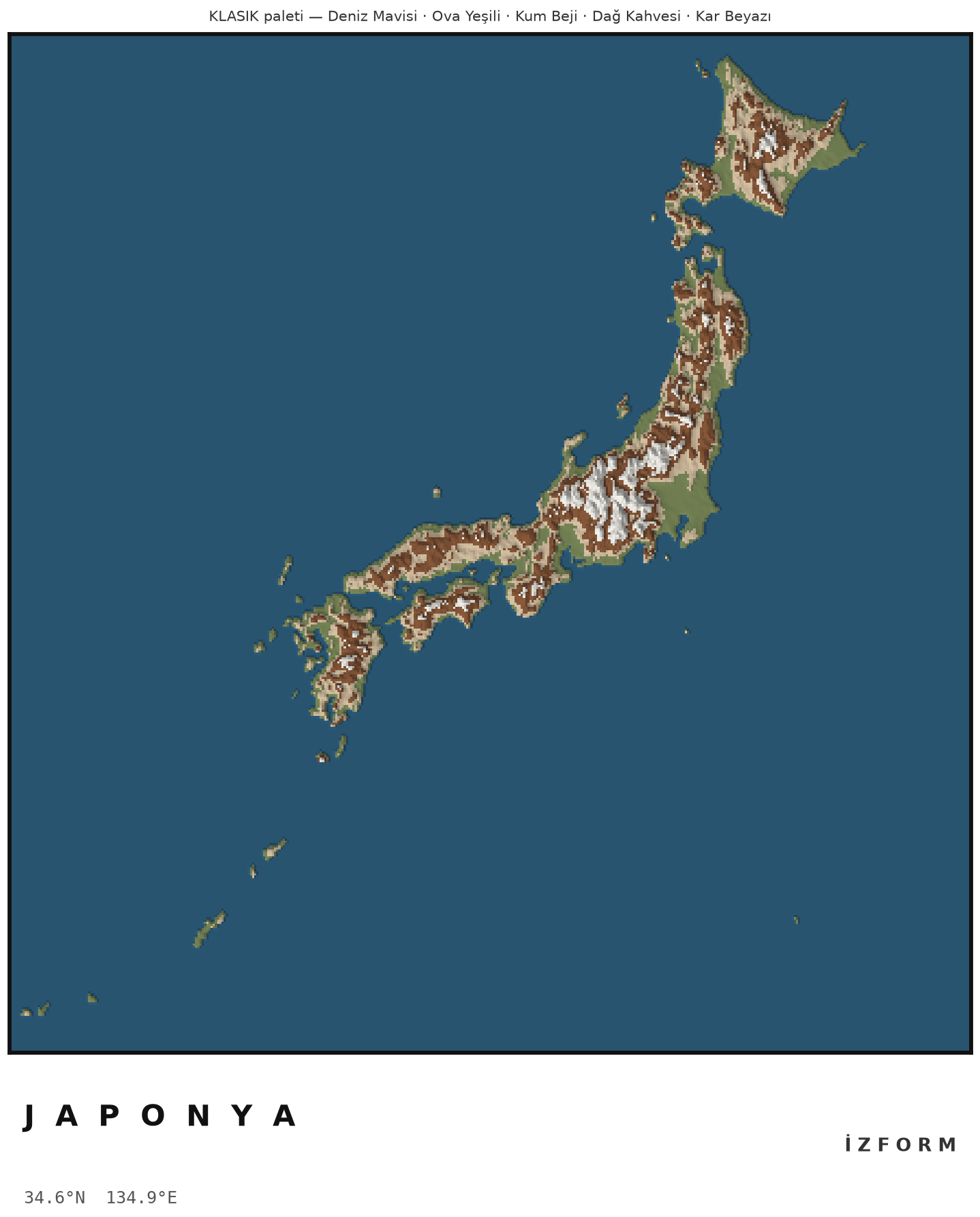 Japan / Silhouette Puzzle (3x4), engine render preview