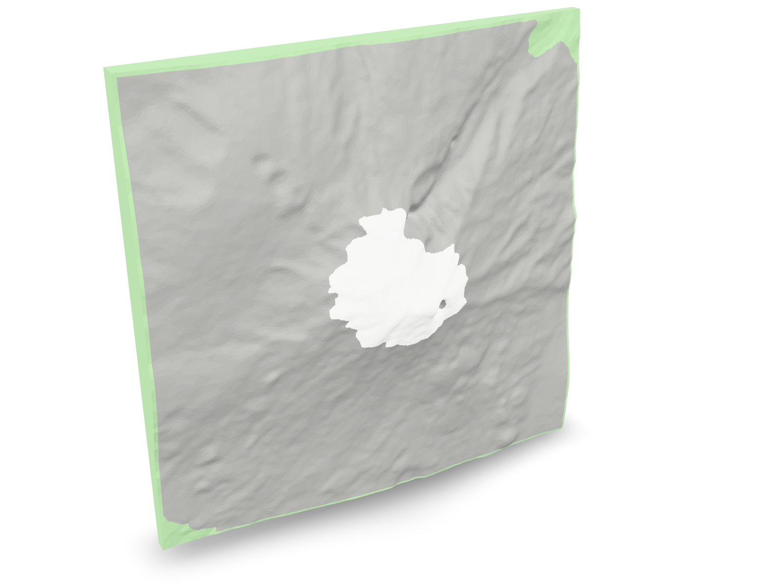 Mount Ararat, engine render preview