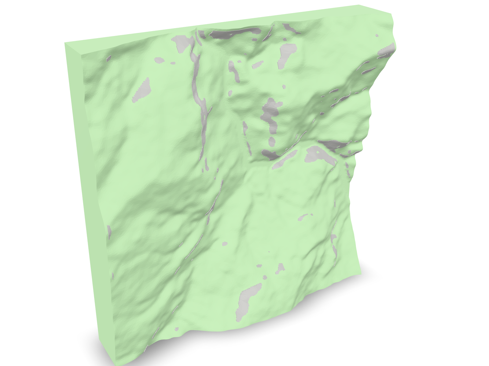 Dark Canyon (Kemaliye), engine render preview