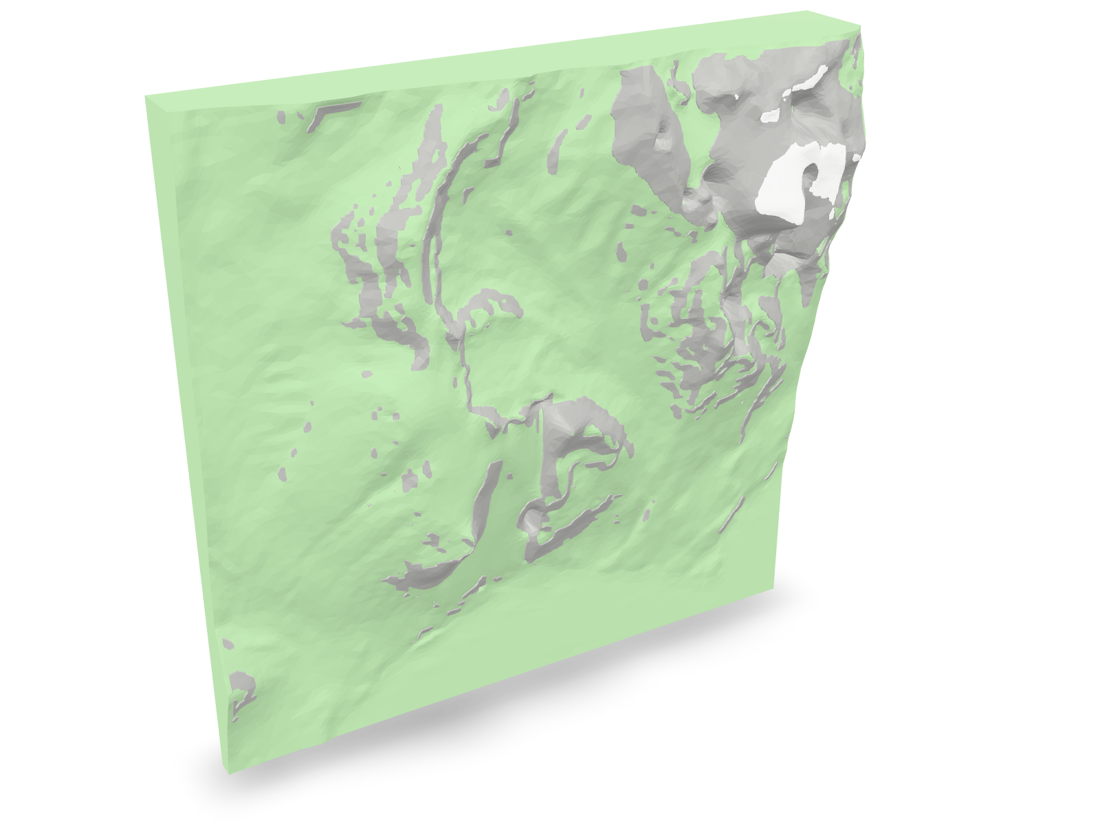 Torres del Paine, engine render preview