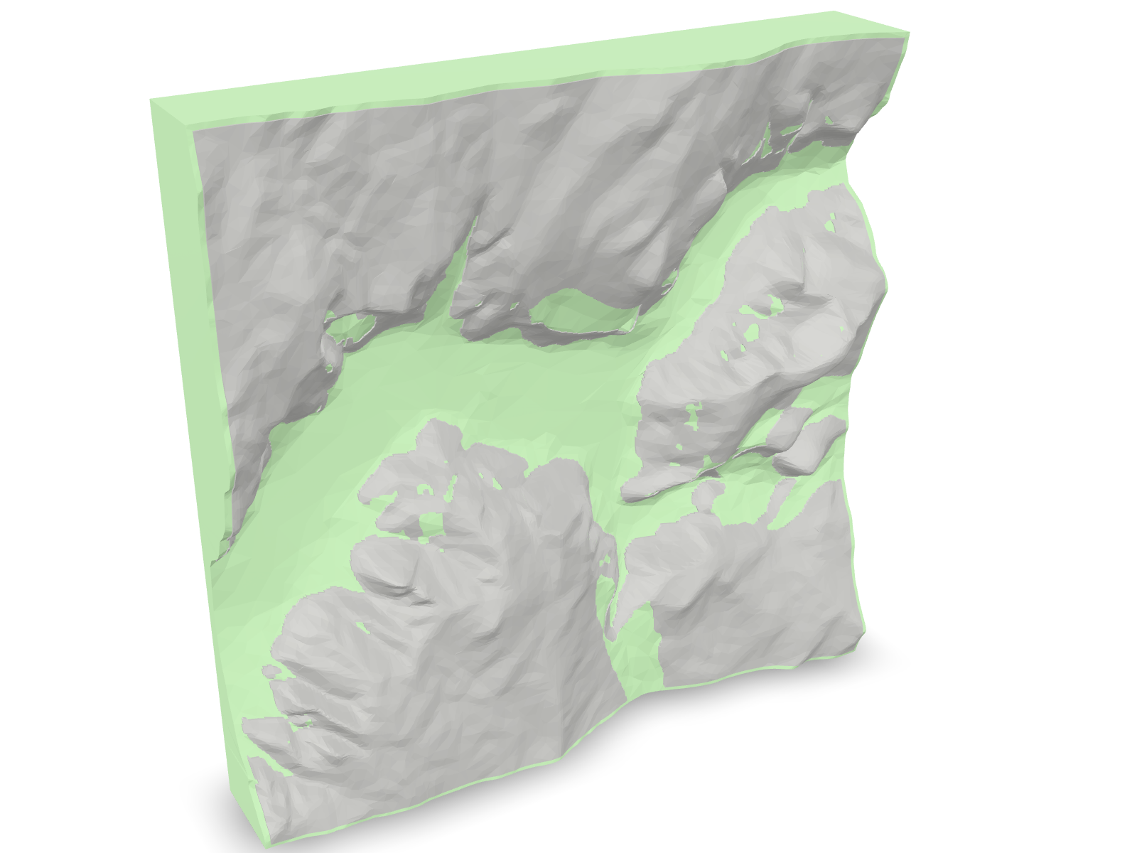 Yosemite Valley, engine render preview